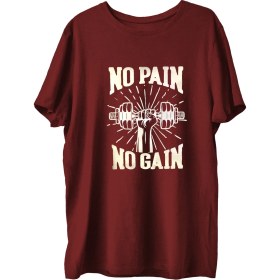 Resim Top Glory Npng Baskılı Penye Boks Sporcu T-Shirt 