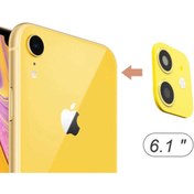Resim Zore Apple Iphone Xr 6.1 Cp-03 Iphone 11 Kamera Lens Dönüştürücü-gold 
