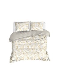 Resim Çift Kişilik Pamuklu Nevresim Takımı 4 Parça Zahra Desen Hardal / Yumuşak Dokulu Hardal 