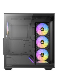 Resim Antec C3 Argb Siyah Atx Mid Tower Gaming Kasa 4x Argb Fan, Temperli Cam, 360mm Radyatör 