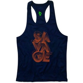 Resim Bluu Savage Fitness Gym Tank Top Sporcu Atleti (528806991) 