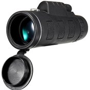 Resim Lemestar 40x60 Monoküler Teleskop Taşınabilir Mini Optik Lens Kaplama Açık Hava Cep Telef Siyah 