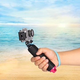 Resim Su Altı Kamera Yüzer Montaj - Ergonomik Tutuşlu Ayarlanabilir Yüzen Direk, Yüzme, Şnorkelle Dalış & Sörf için Dayanıklı Yüksek Kaliteli Tasarım - Yüksek Kaliteli Kamera Kılıfları ile Uyumlu (Çoğu Aksiyon Kamerasına Uygun), Su Sporları Aksesuarı, Dokulu Sap Tutma, Sağlam Yapı, Esnek Ayarlama 