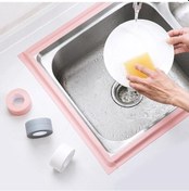 Resim Novahub Kahverengi Mutfak Ve Banyo Su Geçirmez Ve Küflenmez Bant Dikiş Contası Banyo Tuvalet Dikiş Köşe Hattı Çıkartmaları 2.2cm Kahverengi 