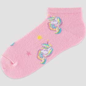 Resim Penti Kız Çocuk Unicorn Desenli 4lü Patik Çorap 