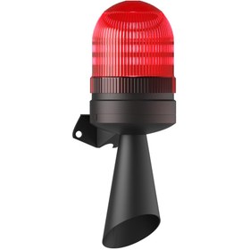 Resim MESAN LED MULTİFONKSİYON 2 SES ELEKTRONİK SİREN (AYRI KABLO) Kırmızı 1 