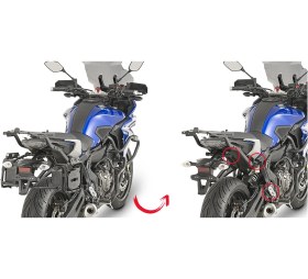 Resim Gıvı Plxr2130 Yamaha Tracer 700 16-24 Yan Çanta Taşıyıcı 70l - Su Geçirmez Motosiklet Arka Koltuk Çantası 