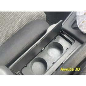 Resim Ayyüce 3d, Corolla Bardaklık Stand 2006 Kasa Uyumlu, Siyah 
