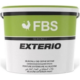 Resim Fbs Exterio Silikonlu Dış Cephe Boyası 3.5 Kg Antrasit Gri 7016 