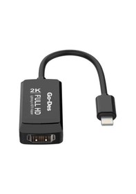 Resim Go Des GD-8275 Lightning HDMI 2K Dönüştürücü Adaptör Lightning AV Kablo - Siyah ZORE-220456 
