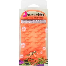 Resim Nascita Silikon Vücut Temizleme ve Masaj Fırçası 