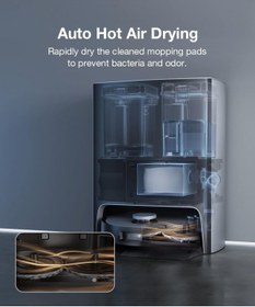 Resim Ecovacs X1 OMNI Robot Süpürge, 5000PA Emiş Gücü, Otomatik Temizleme 