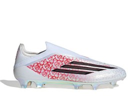 Resim Adidas F50 Elite Laceless FG Lamine Yamal (JR4441) | Beyaz 