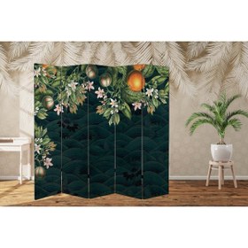 Resim dbsanat Doğa Temalı Özel Tasarım Paravan Room Divider 180 x 200 cm 