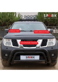 Resim Nissan Navara 2006-2015 Yıl Aralığı Uyumlu Kaput Rüzgarlığı 4mm Siyah 