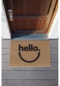 Resim Coco Hello Koko Paspas Dış Kapı Paspası Kıl Kapı Önü Paspası 40x6 Naturel 