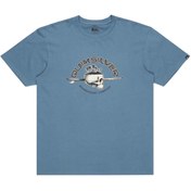 Resim Quiksilver Skull Lines Erkek Mavi Tişört 