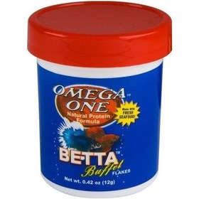 Resim Omega One Betta Flakes 130Ml / 12G 