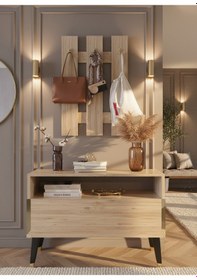 Resim Resital Portmanto Vestiyer - Gp7004-6 - Çam Gold Çam 