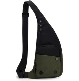 Resim Youmex Askeri Yeşil Nilon Askılı Çanta - Hafif, Su Geçirmez Spor, Seyahat, Bisiklet, Doğa Etkinlikleri İçin Yeşil 