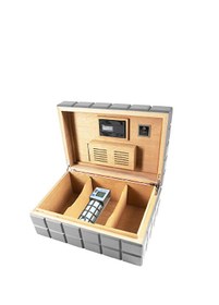 Resim Heritage CigarSpa Nemlendiricili Gri Puro Kutusu 