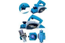 Resim Lieber German Alman Profesyonel 4800 Watt Bakır Sargılı Motor Korumalı Sistem Çift Bıçaklı Planya Rende Makinesi 