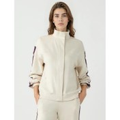 Resim Jimmy Key Düz Kesim Cep Detaylı Fermuarlı Kadın Modal Ceket (5WW055602) 