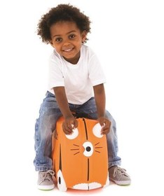 Resim Trunki Çocuk Bavulu Kaplan Tipu 