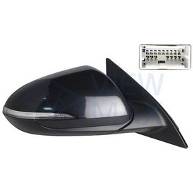 Resim Kore Sag Dikiz Aynası Komle İsitmalı Sinyallı Katlanır Körnokta Uyarı - İsitmalı Sinyallı Katlanır Kör Noktalı - Vm 6449nebp Bsr 