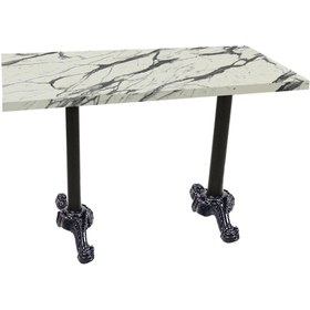 Resim Dockers Çipa Laminat Tabla Masa (70x120) - Afyon Marble 