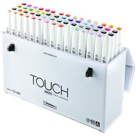 Resim Touch Twin Brush Marker Fırça Uçlu Marker Seti 60 Renk Set A 