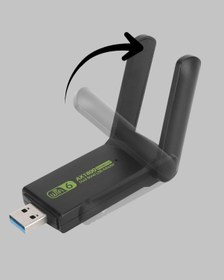 Resim 1200 Mbps Dual Band Wifi Adaptör 5.8g & 2.4g Çift Antenli 