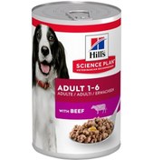 Resim Hill's Biftekli Yetişkin Köpek Konserve Maması 370 G 