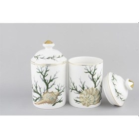 Resim Marinet 2li Kavanoz Seti 11x14cm Çok Renkli 