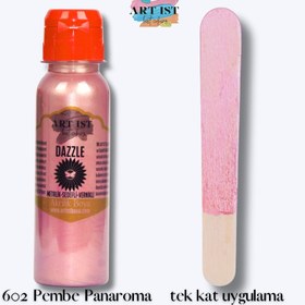 Resim DAZZLE Metalik Sedefli ve Vernikli Boyalar - Zümrüt Gölgesi / 100ml 