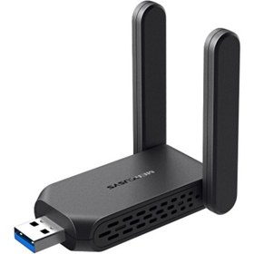 Resim Mercusys Ma32h Ac1300 Mbps Çift Bant Yüksek Çekim Güçlü Wi-Fi 5 USB Adaptör 