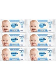 Resim Molfix Hassas Ciltler Izotonik Sulu Mendil 6 X 60'Lı 