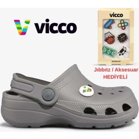 Resim Vicco Didim Jıbbıtz Aksesuar Hediyeli Ortopedik Unisex Çocuk Terlik 