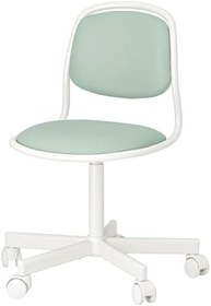 Resim Çocuk çalışma sandalyesi, beyaz-vissle yeşil 