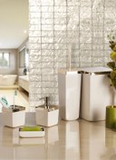 Resim Prima Nova Toskana Banyo Seti / Bej-Altın Çerçeve 
