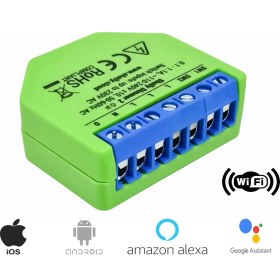 Resim Teknoroket Shelly Dimmer 2 Kanallı Akıllı Işık Ayar Anahtarı - Wifi Kontrollü, Nötrsüz, Android, Ios, Alexa & Google Uyumlu 