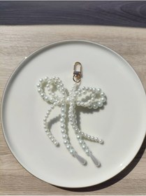 Resim İnci Parıltısında Çanta Charm - Çanta Süsü - Çanta Aksesuarı 3461000000234 Beyaz 