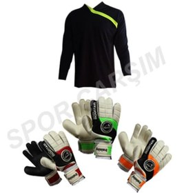 Resim Spor_Carsim Kaleci Forması Sırt Numaralı,White Kaleci Eldiveni Çocuk-Yetişkin (232277014) 