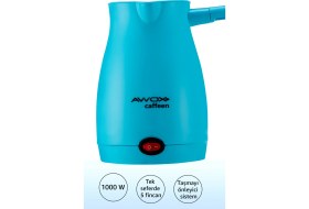 Resim Elektrikli Türk Kahvesi Makinesi, Mavi, Pratik ve Şık Tasarım 