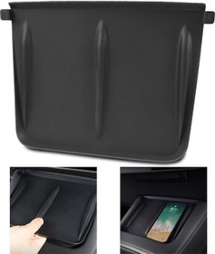 Resim Electronıc Outlet Y/3 Tesla Silikon Şarj Ped Model Merkezi Mat Konsol Kaymaz Kablosuz İç Cihazı Araba Aksesuar Nq 