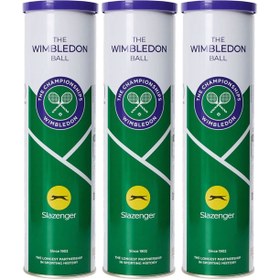 Resim Wimbledon 4'lü 3 Kutu Tenis Topu 
