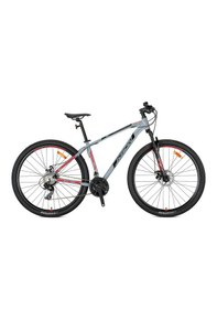 Resim Kron Xc 75 27.5 Jant Mtb - 15' - 21 Vites - V.brake - Nardo Gri/siyah-Kırmızı 