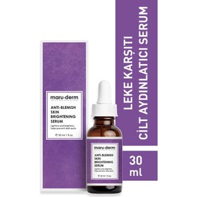 Resim Maru.Derm Maruderm Leke Karşıtı ve Beyazlatıcı Cilt Bakım Serumu 30 ml 