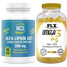 Resim Ncs L-Carnitine Q10 90 Tablet & Flx Omega 3-6-9 90 Tablet 