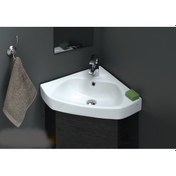 Resim Turkuaz Seramik Arda Köşe Lavabo 46CM 